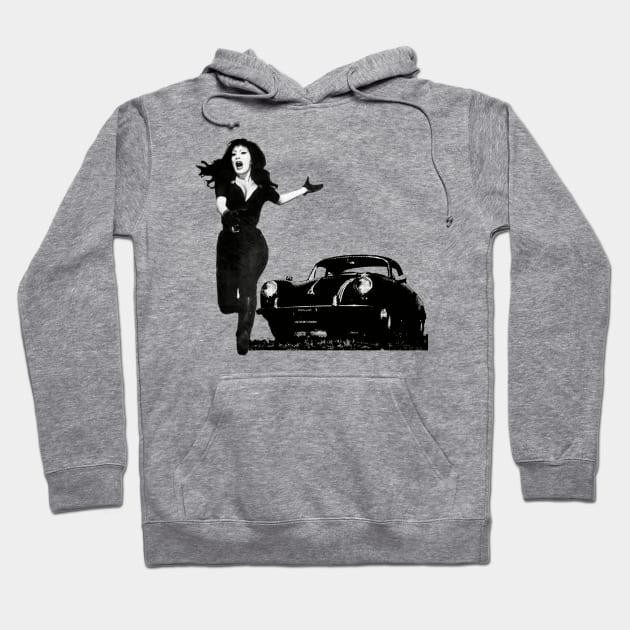 Run Tura, Run! Hoodie by Tura Satana Inc